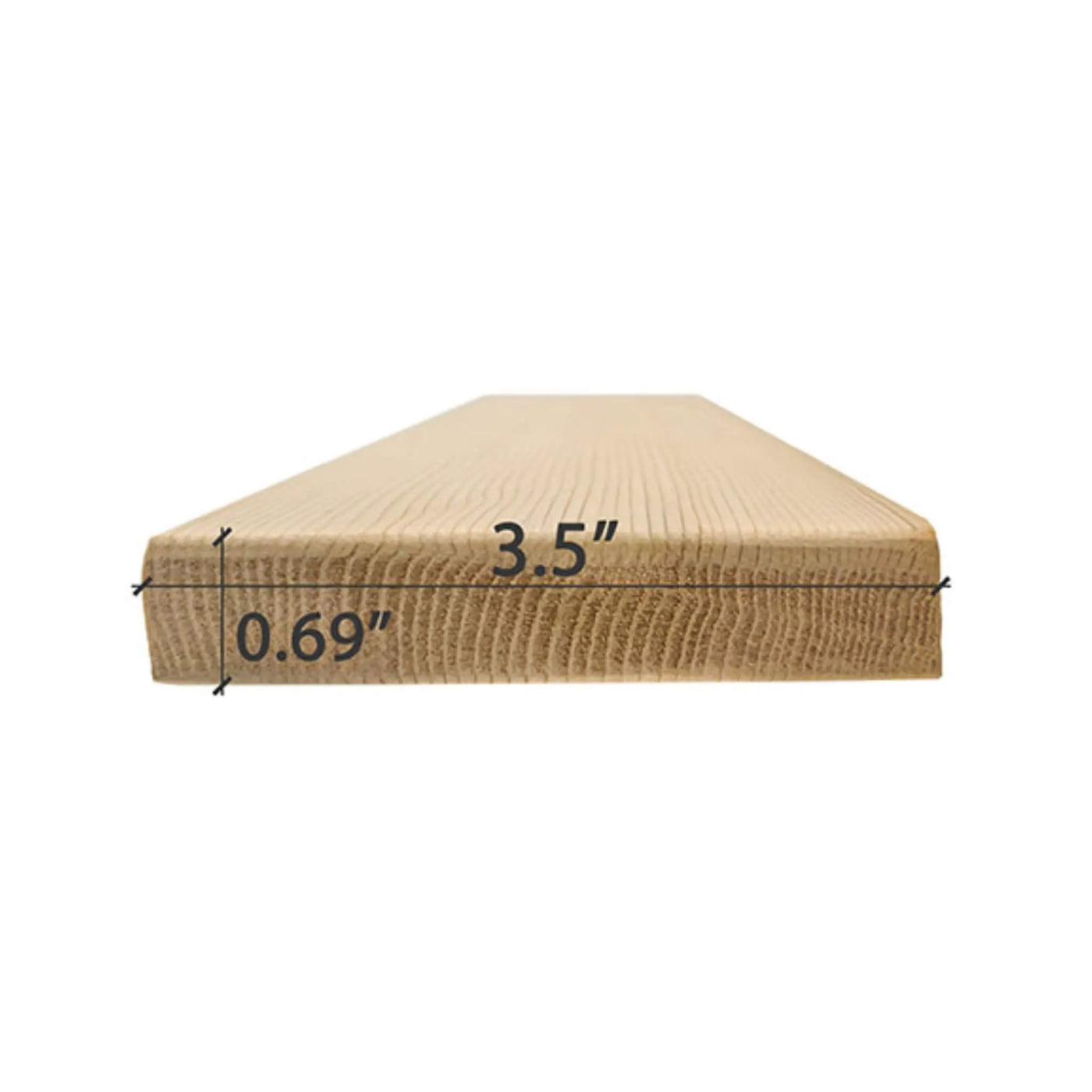 Prosaunas Cedar 1X4 VG S4SEE Vertical Grain Smooth 4-Sides Eased Edges Sauna Bench Wood [WOOD624] (SAK50213) by SAKSBY WHOLESALE