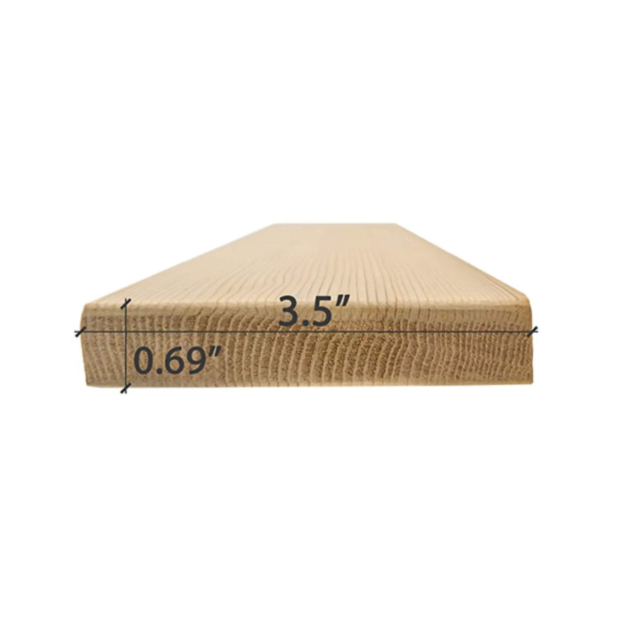 Prosaunas Cedar 1X4 VG S4SEE Vertical Grain Smooth 4-Sides Eased Edges Sauna Bench Wood [WOOD624] (SAK50213) by SAKSBY WHOLESALE