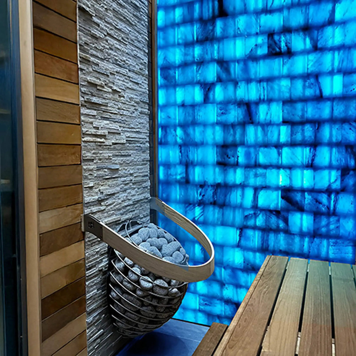 Prosaunas Customizable Himalayan Salt Sauna Wall Kit (SAK32510) by SAKSBY WHOLESALE