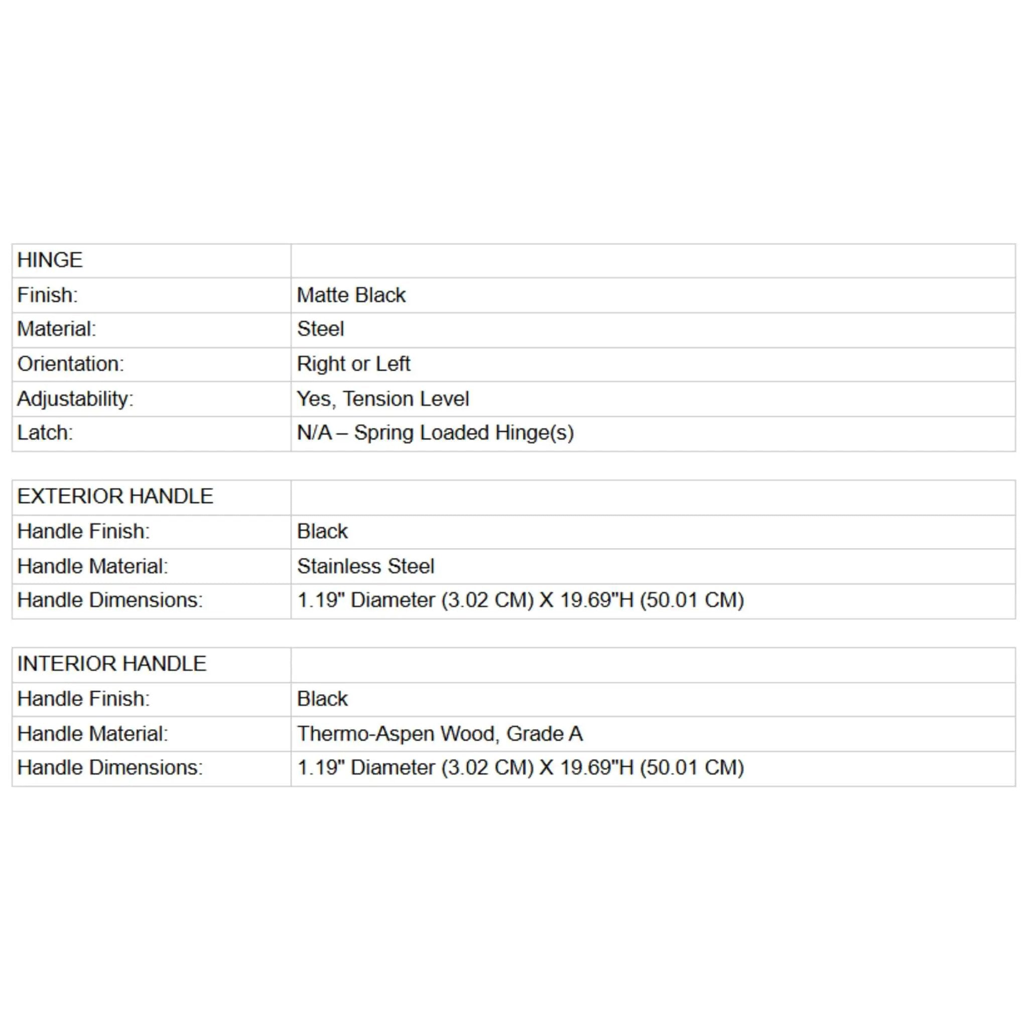 Prosaunas 36X80-Inch Douglas Fir Hemlock Jamb Sauna Door With Dual-Pane Insulated Glass (SAK38145) by SAKSBY WHOLESALE
