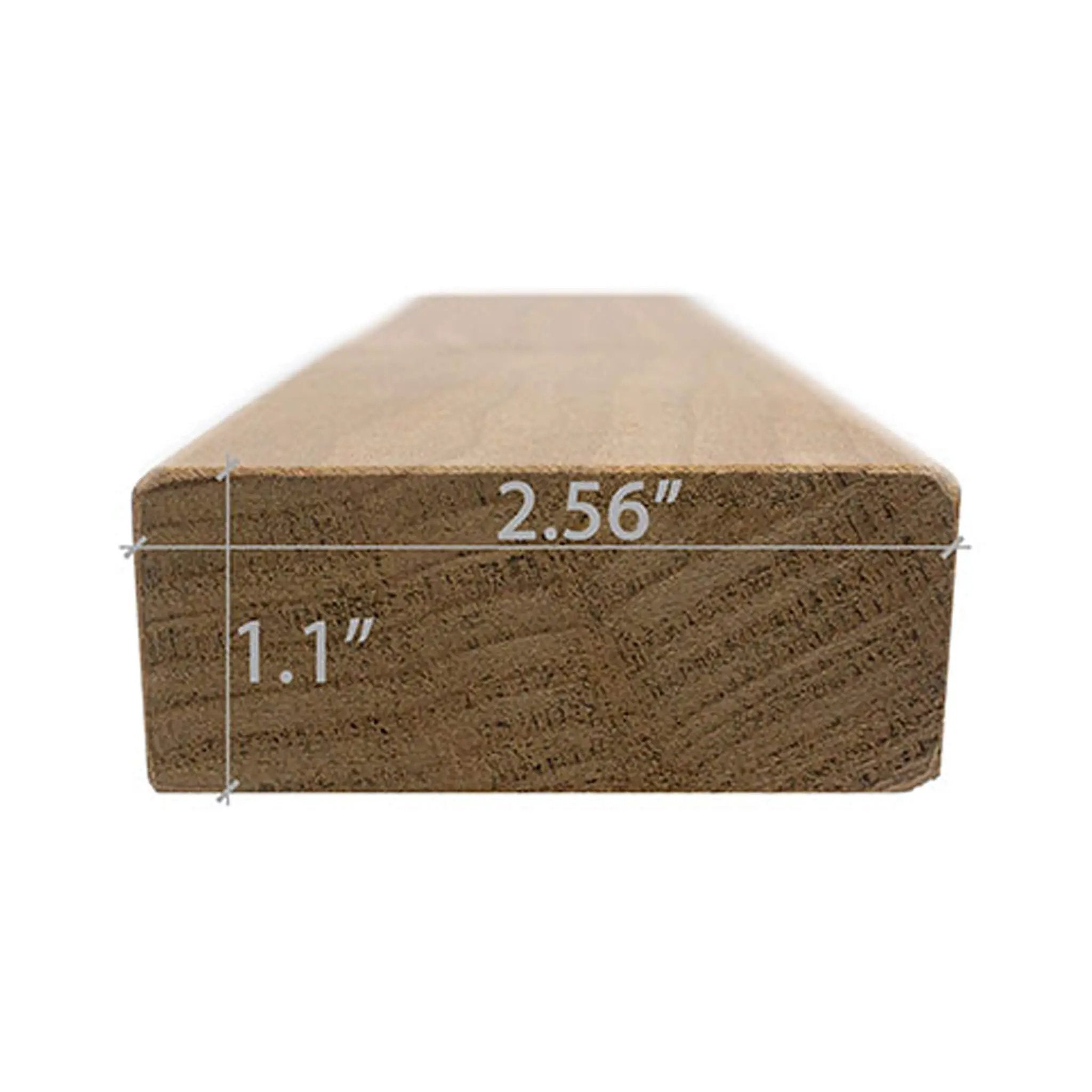 Prosaunas Thermo-Aspen 2X3 S4SEE SHP Sauna Bench Wood (SAK96843) by SAKSBY WHOLESALE