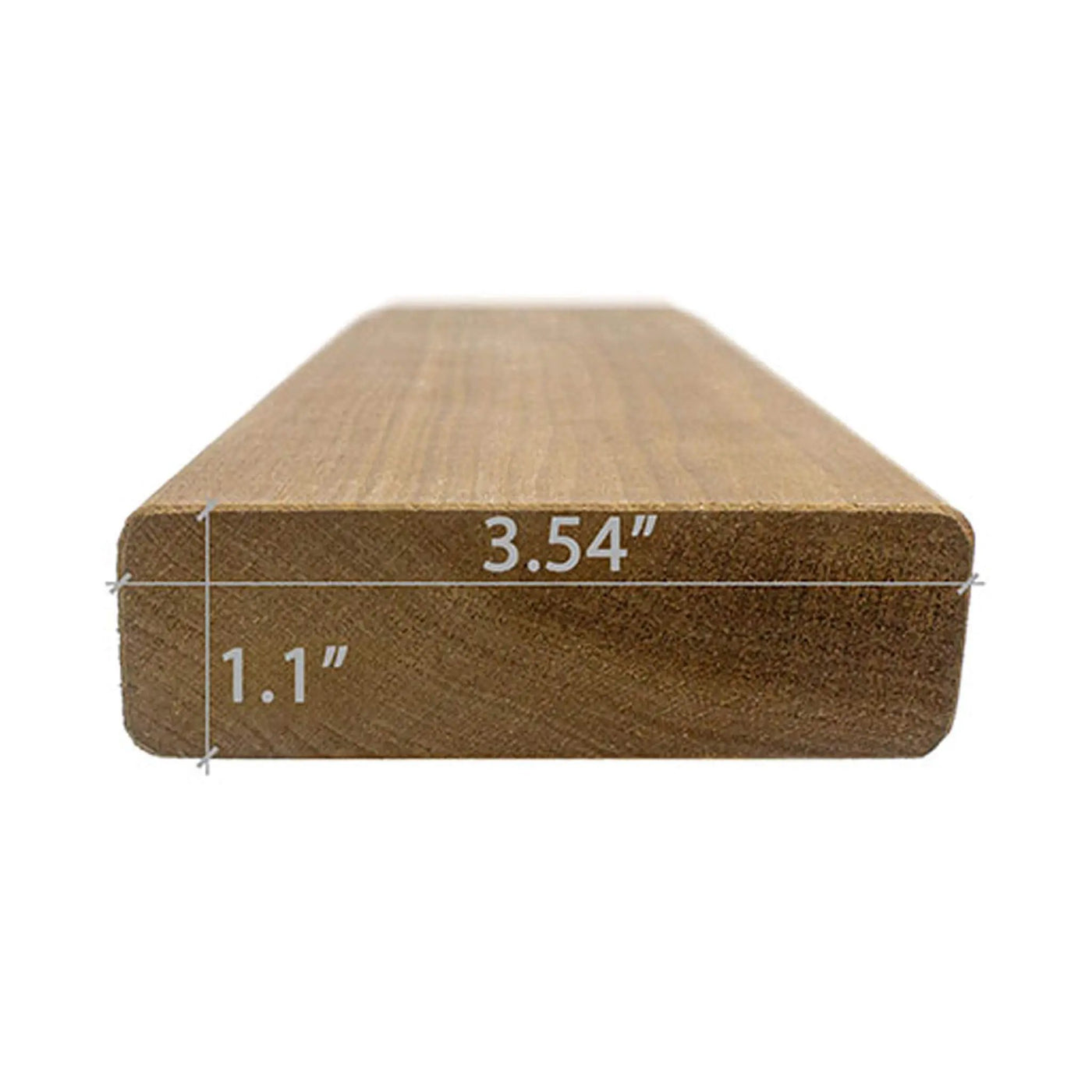 Prosaunas Thermo-Aspen 2X4 S4SEE SHP Sauna Bench Wood (SAK88434) by SAKSBY WHOLESALE