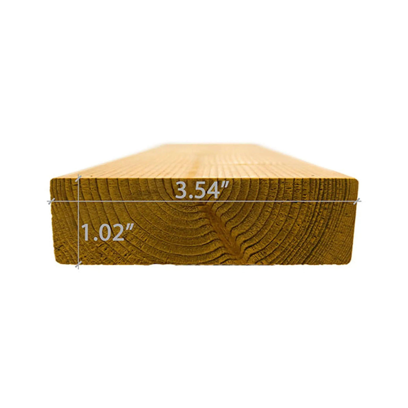 Prosaunas Thermo-Spruce 2X4 S4SEE SHP Sauna Bench Wood (SAK63570) by SAKSBY WHOLESALE