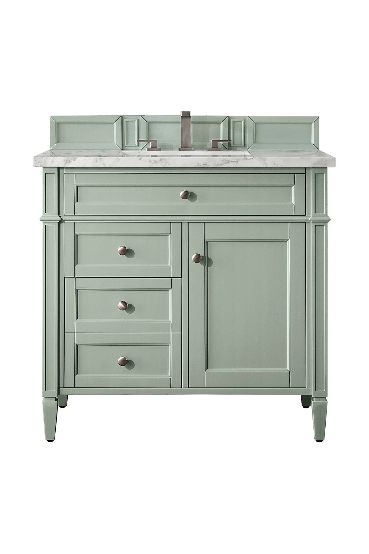 James Martin Brittany 36" Single Bathroom Vanity, Sage Green, view 24