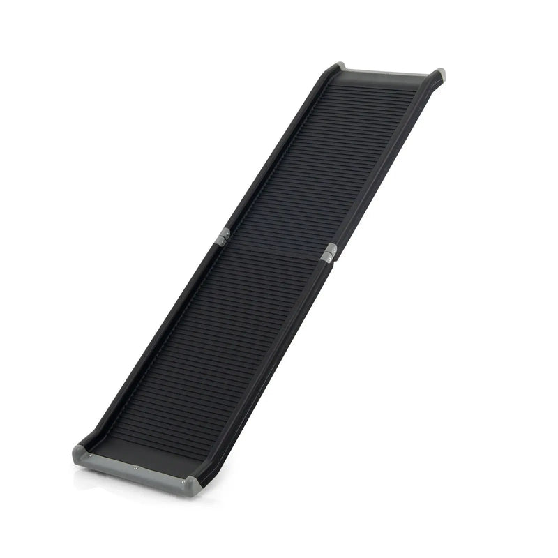 63 Feet Upgrade Folding Pet Ramp Portable Dog Ramp with Steel Frame by DirectDeals