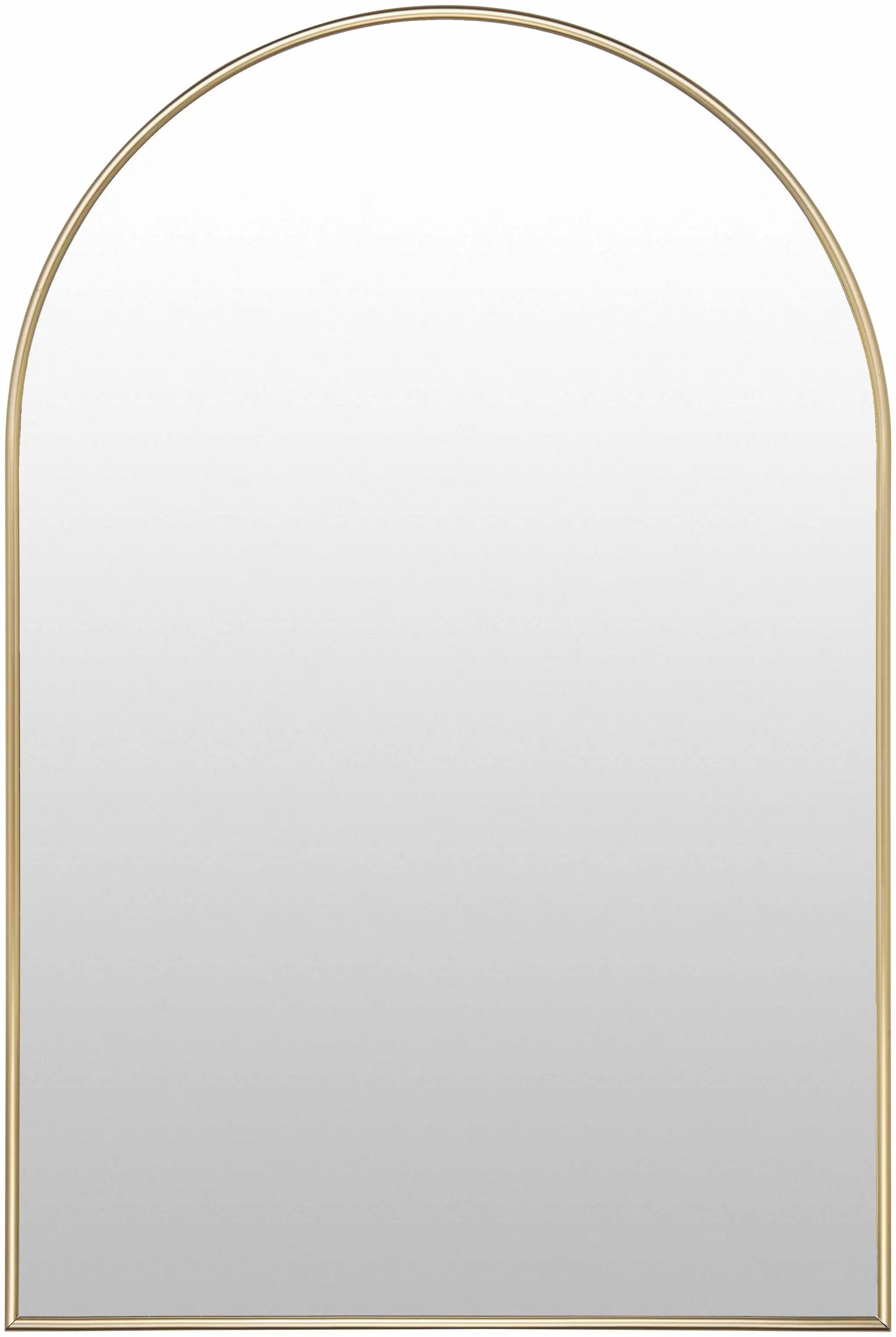 Purullena Oval Gold Mirror - Clearance by Boutique Rugs