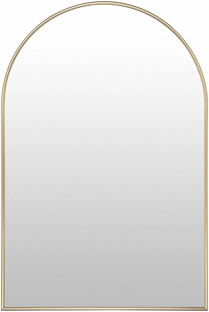 Purullena Oval Gold Mirror - Clearance by Boutique Rugs