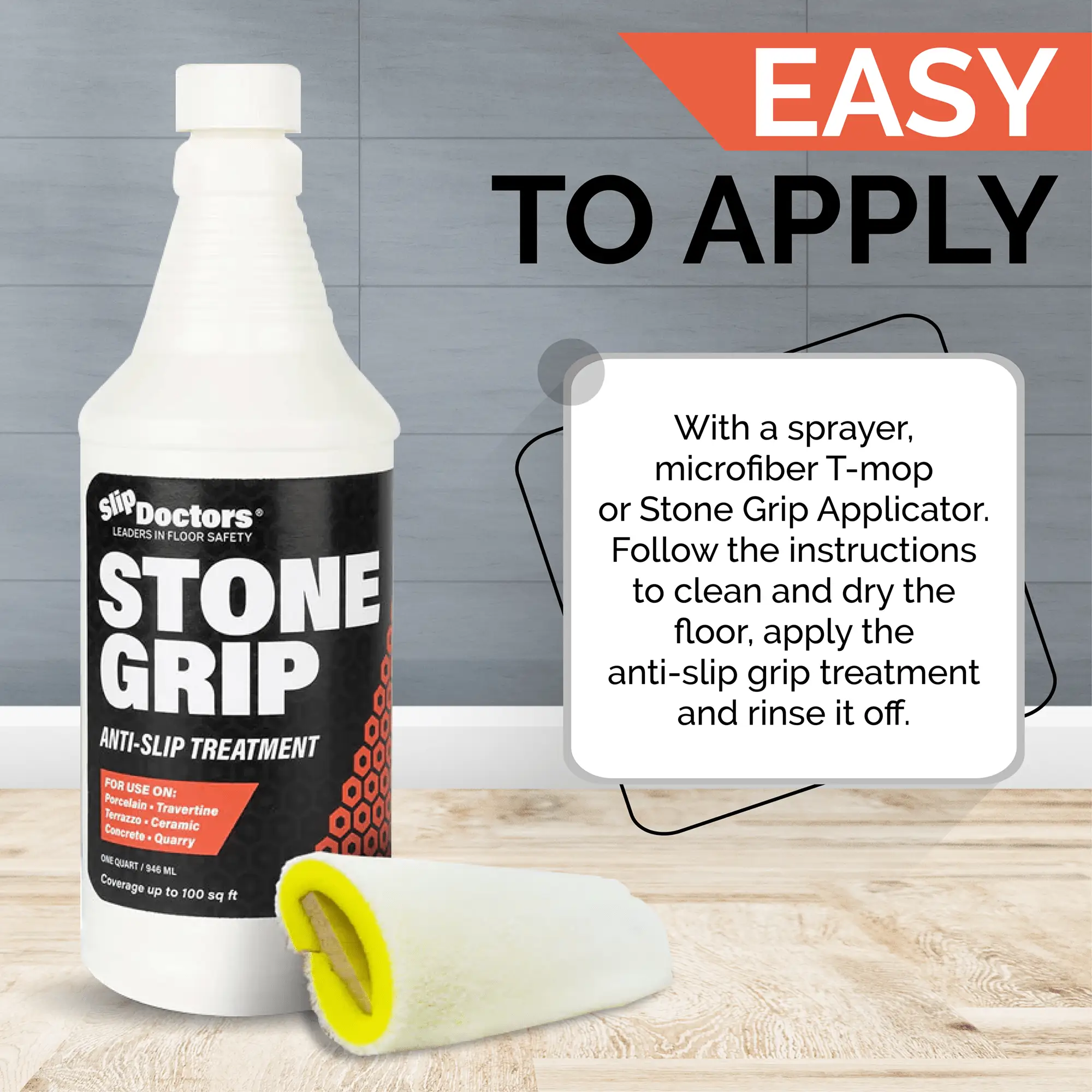 Stone Grip - Non-Slip Tile Treatment by SlipDoctors