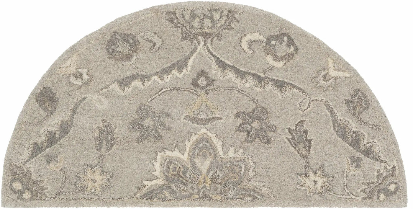 Peterstown Beige Wool Rug by Boutique Rugs