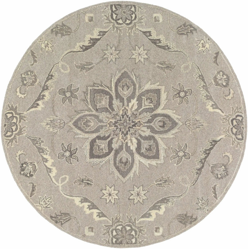 Peterstown Beige Wool Rug by Boutique Rugs