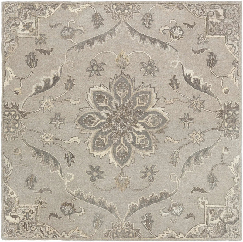 Peterstown Beige Wool Rug by Boutique Rugs