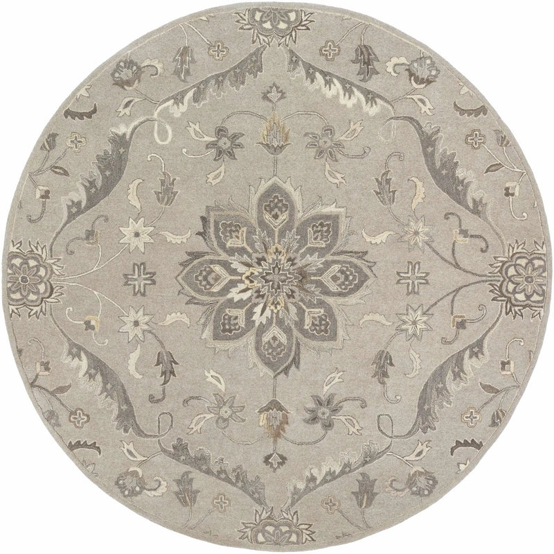 Peterstown Beige Wool Rug by Boutique Rugs