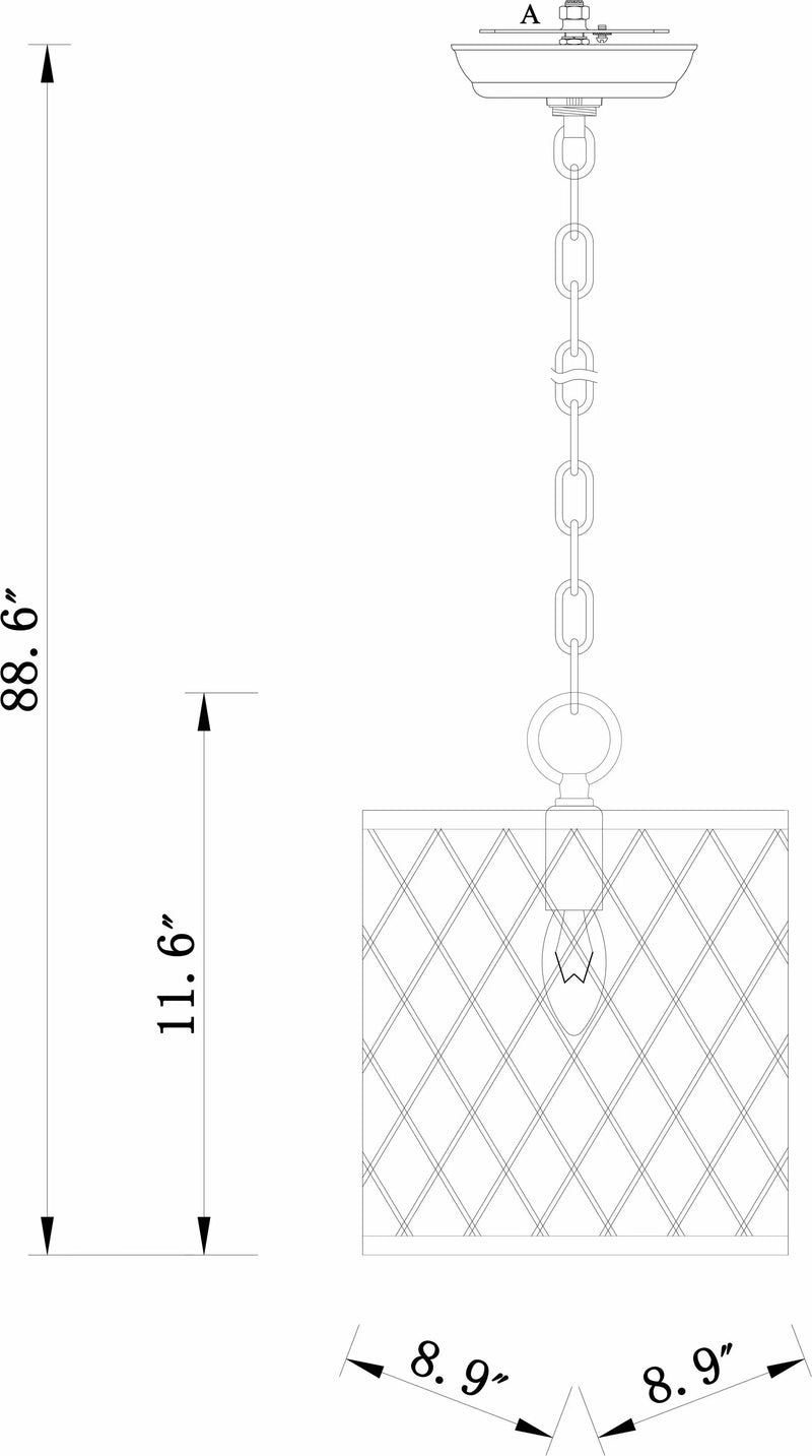 Pullenvale Ceiling Light - Clearance by Boutique Rugs