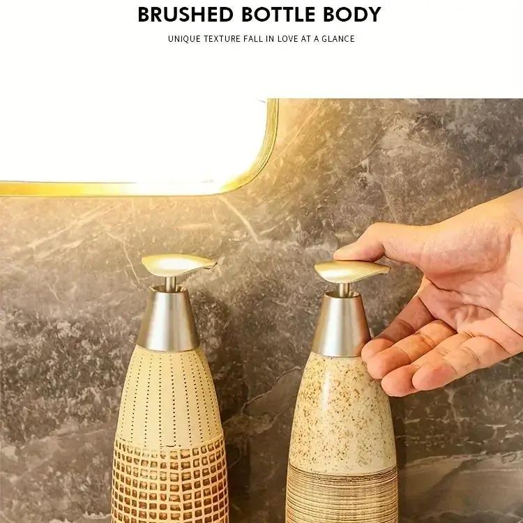 Pump Bottle - Manual Plastic Refillable by House Of Avana