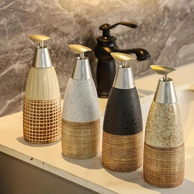 Pump Bottle - Manual Plastic Refillable by House Of Avana