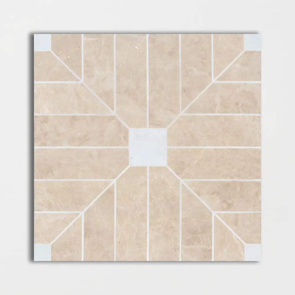 Punto Vintage Polished Marble Decorative 24x24