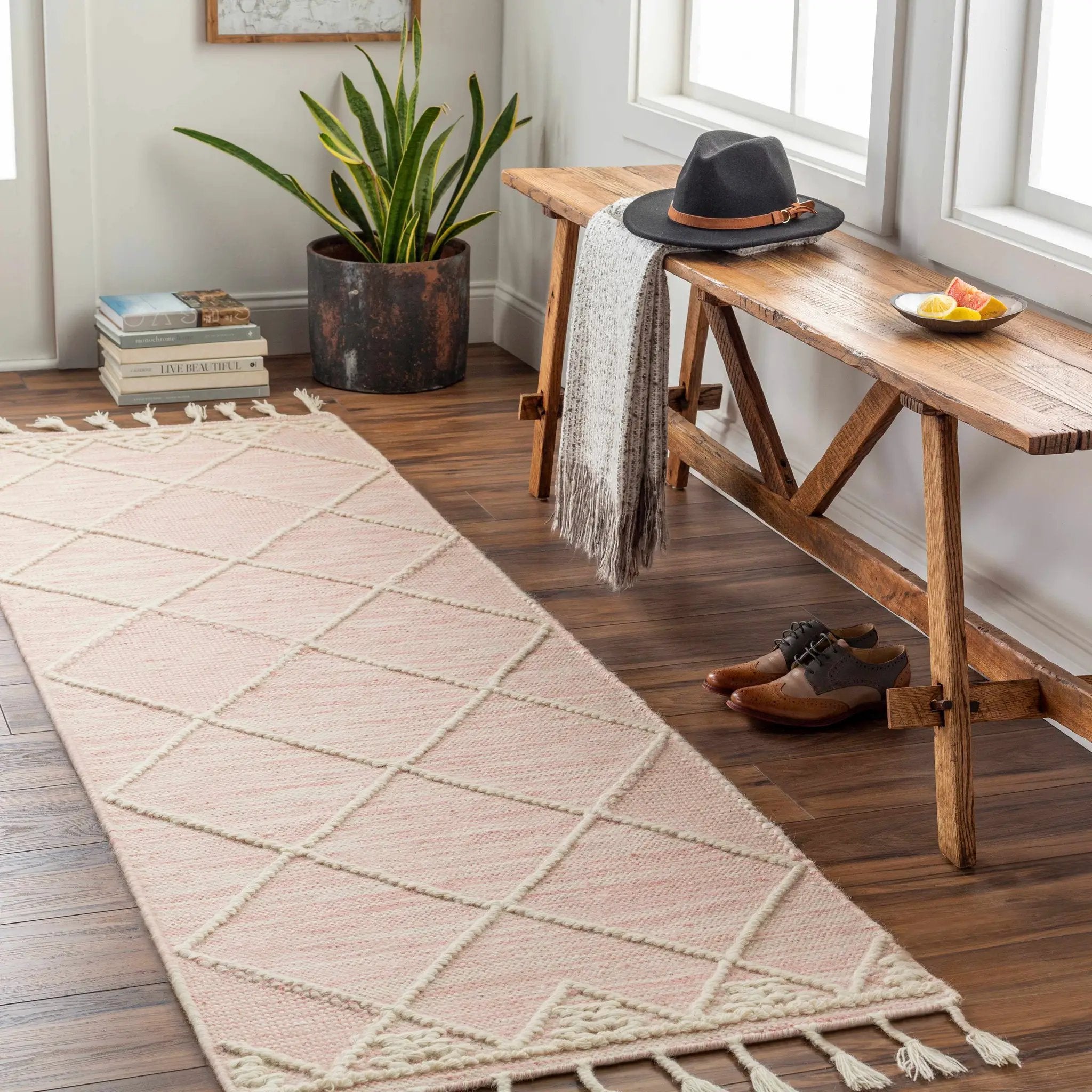 Pupukea Tasseled Jute&Wool Rug - Clearance by Boutique Rugs