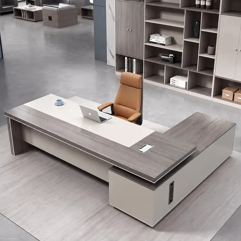 Purdue · Modern L-Shaped Executive Desk, photo 5 of 13