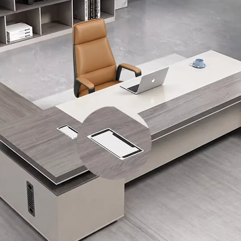 Purdue · Modern L-Shaped Executive Desk, photo 7 of 13