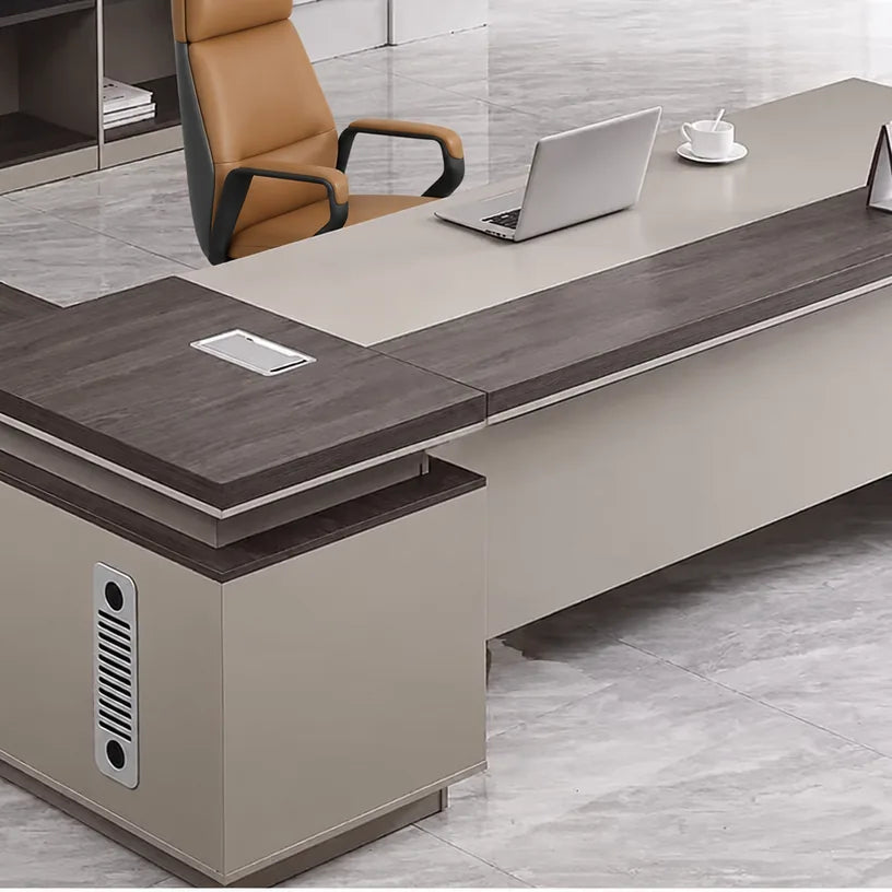 Purdue · Modern L-Shaped Executive Desk, photo 9 of 13