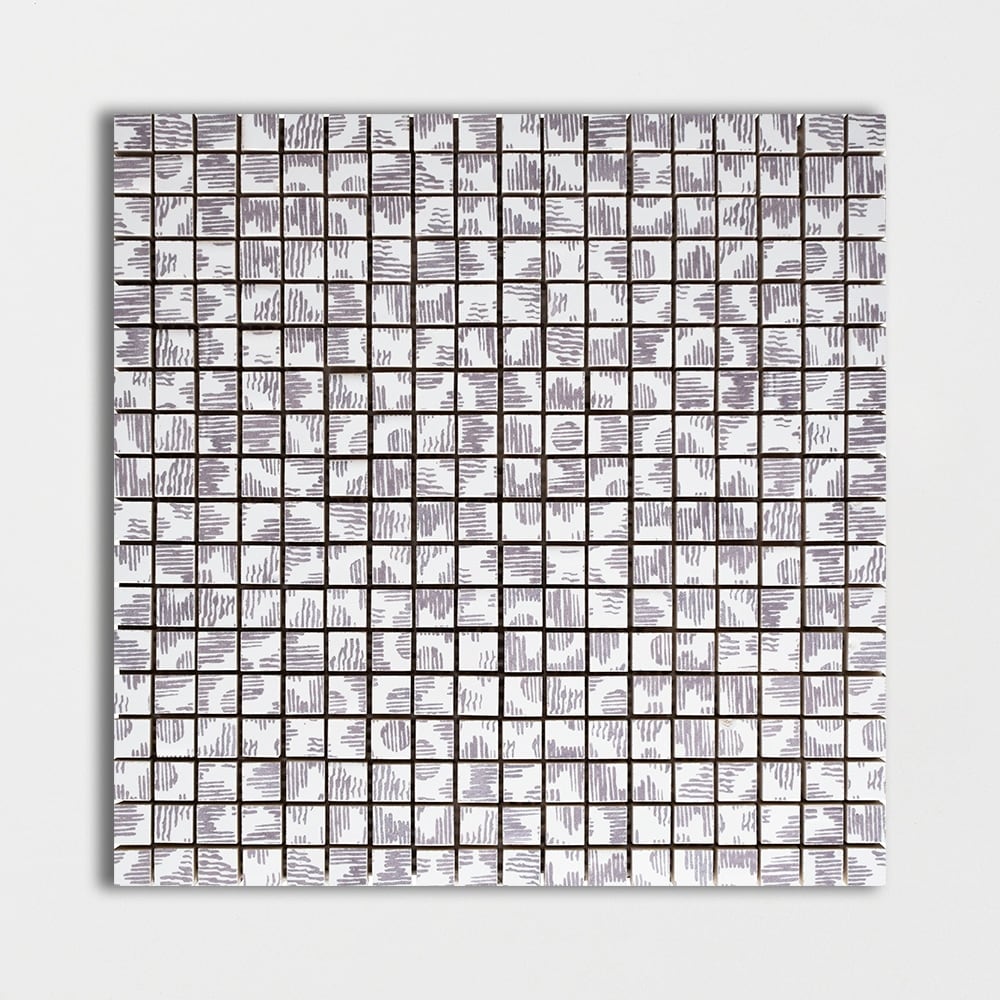 Purple Glossy Raili Colore Look Ceramic Mosaics 11 1/2x11 1/2 Ceramic Glossy 12x12 Mosaics