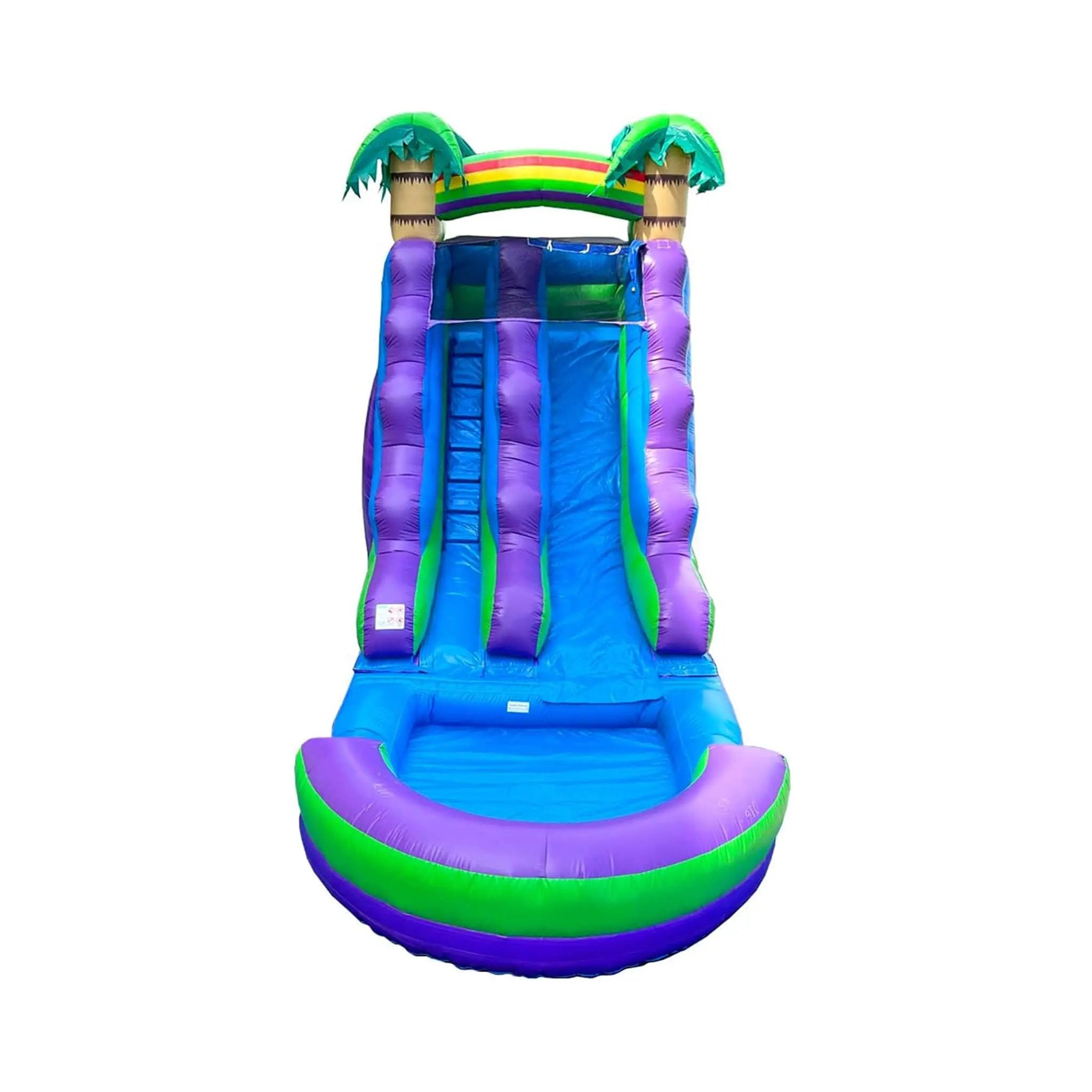 Large Purple Marble Inflatable Water Slide With Pool And Blower (SAK82910) by SAKSBY WHOLESALE