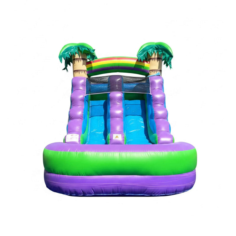 Large Purple Marble Inflatable Water Slide With Pool And Blower (SAK82910) by SAKSBY WHOLESALE