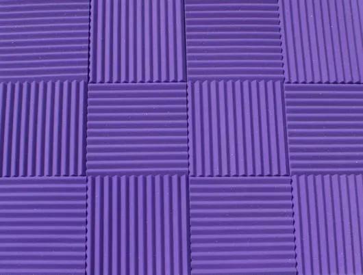 1 Inch Acoustic Foam Wedge Style Panels - 13 Color Options by SoundAssured