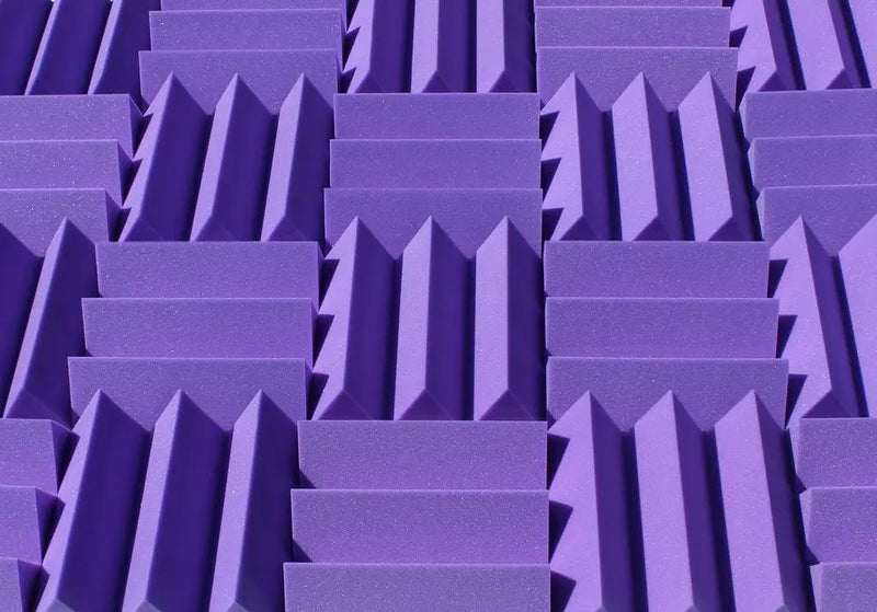 4 Inch Acoustic Foam Wedge Style Panels - 13 Color Options by SoundAssured