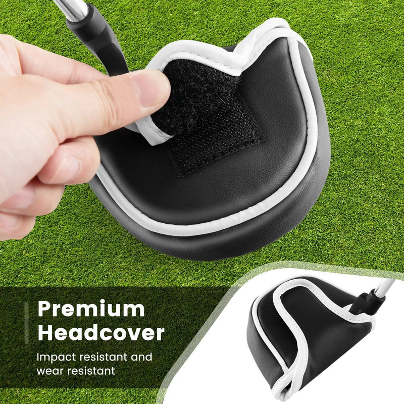 Golf Putter with Headcover 35 Inches Mallet Style Putter Right Handed by DirectDeals
