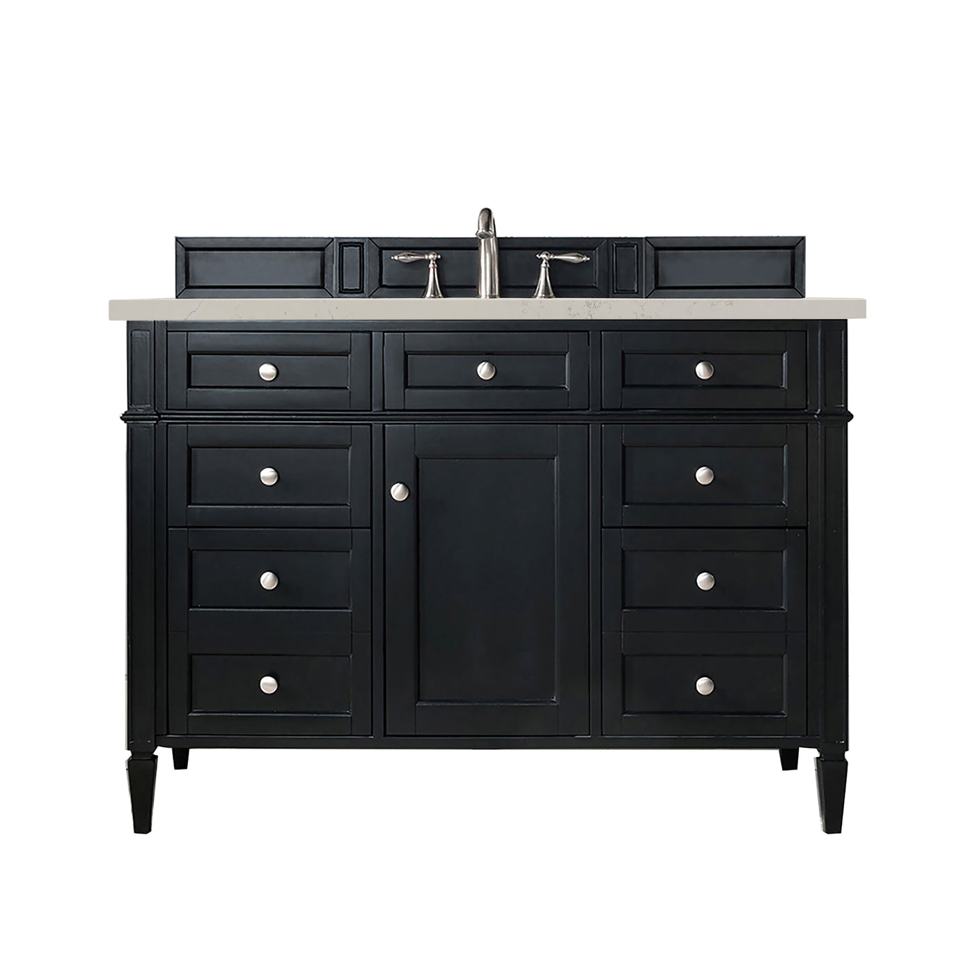 James Martin Brittany 48" Single Bathroom Vanity, Black Onyx, view 40