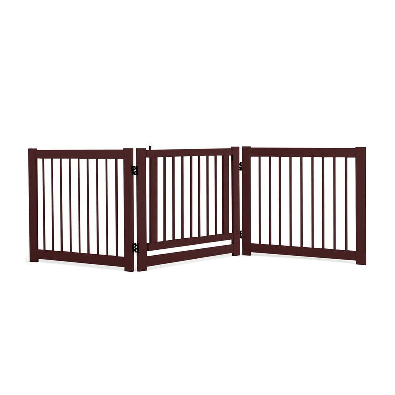 24 Inch Configurable Folding 3 Panel Wood Dog Fence by DirectDeals