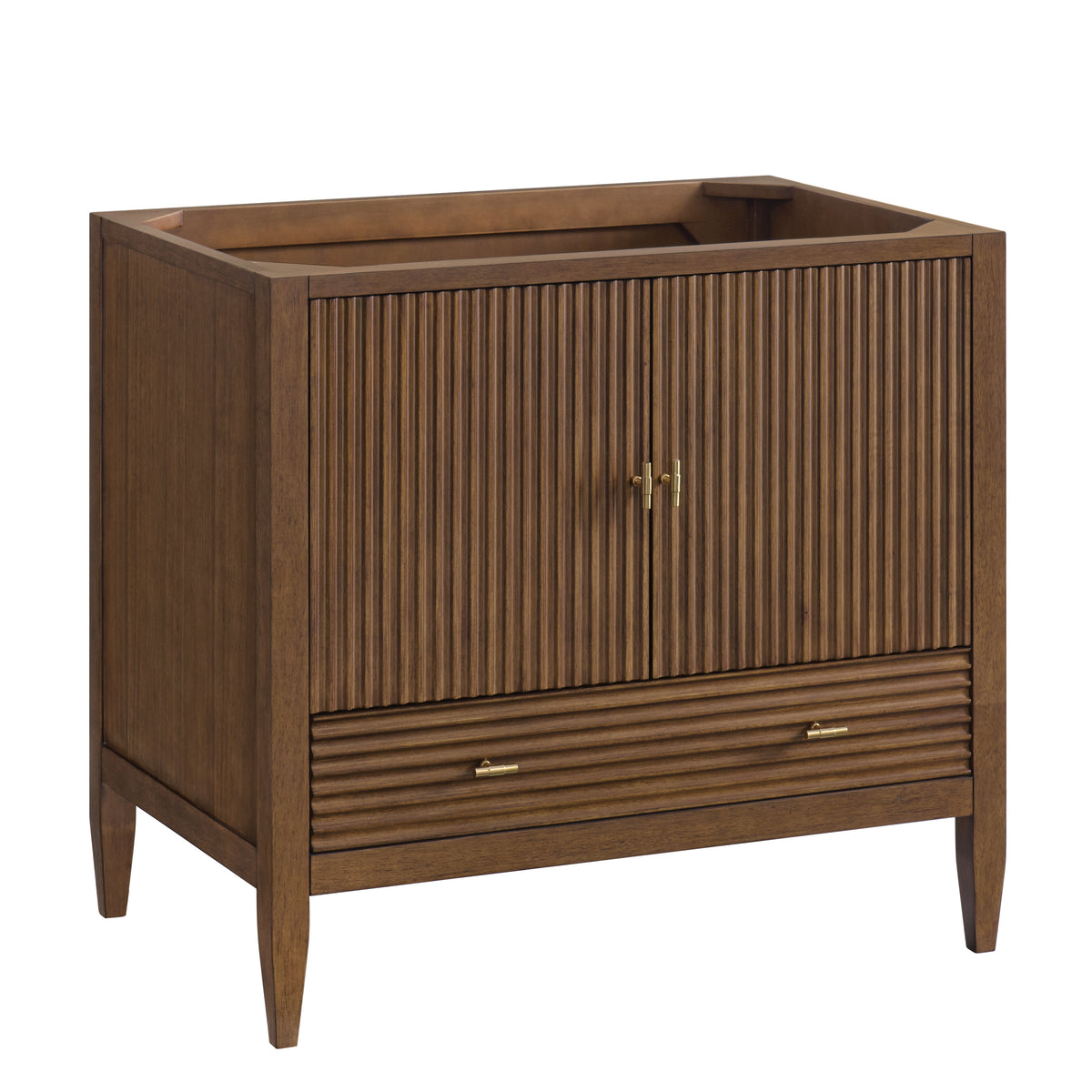James Martin Myrrin 36" Single Bathroom Vanity, Mid-Century Walnut, view 15