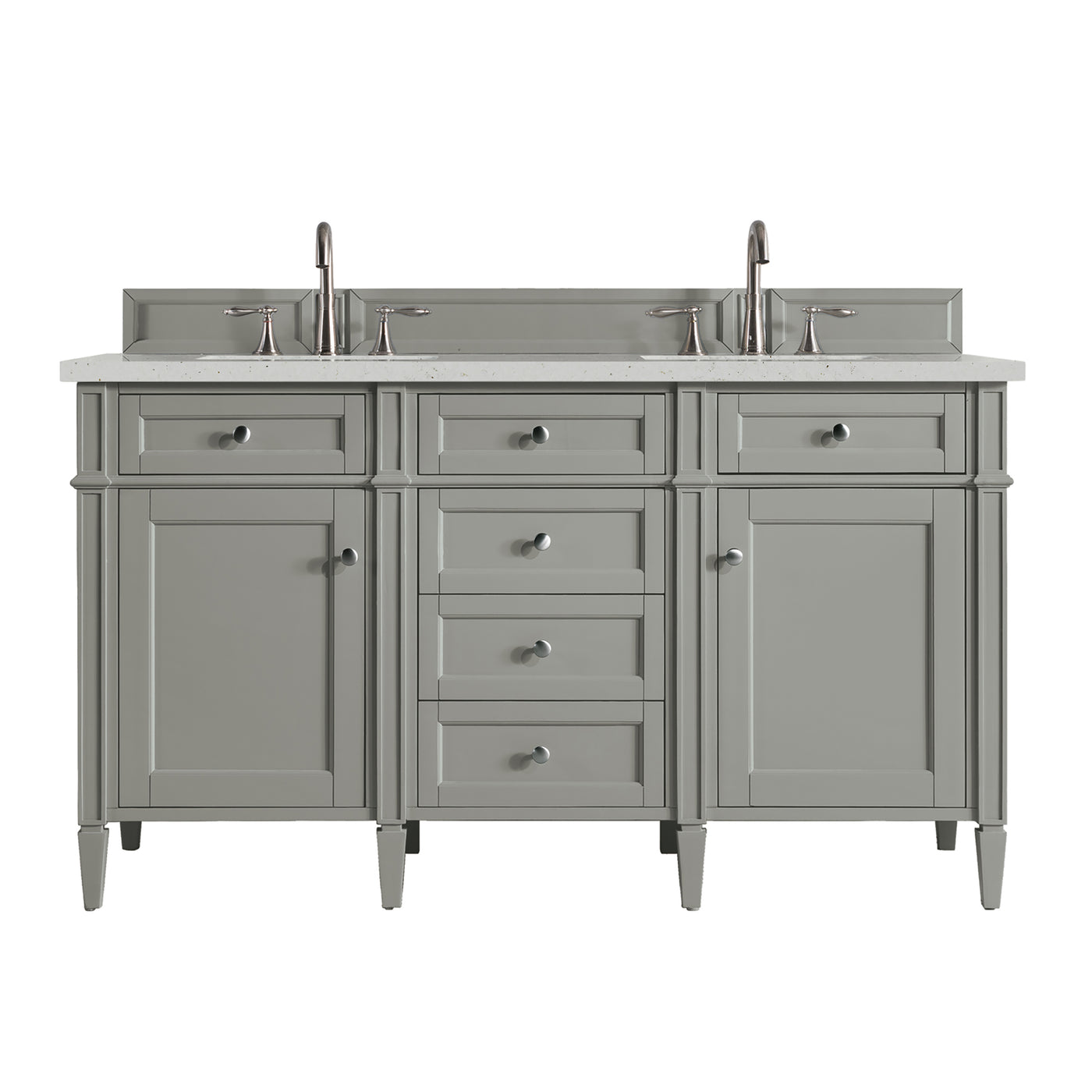James Martin Brittany 60" Double Bathroom Vanity, Urban Gray by James Martin