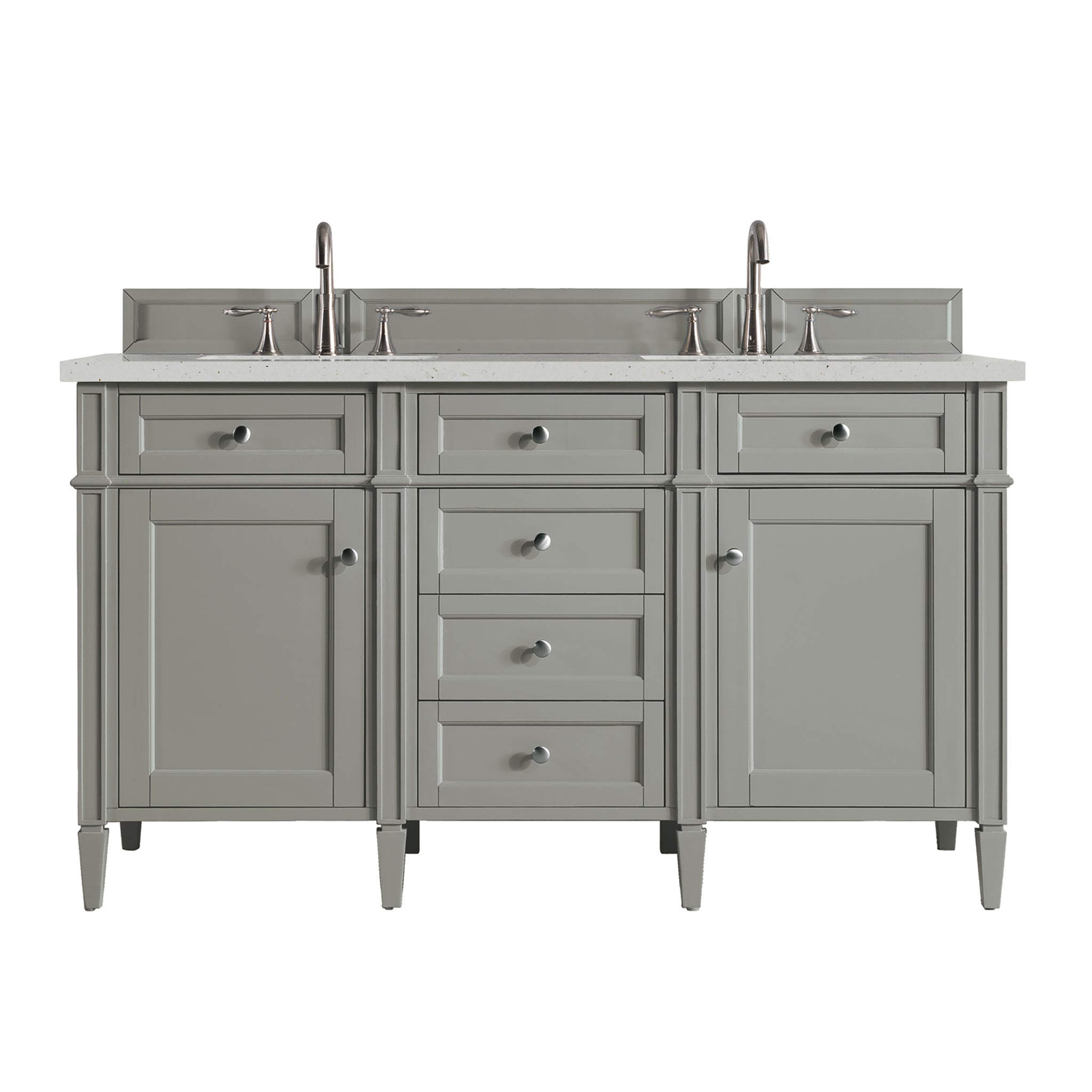 James Martin Brittany 60" Double Bathroom Vanity, Urban Gray by James Martin
