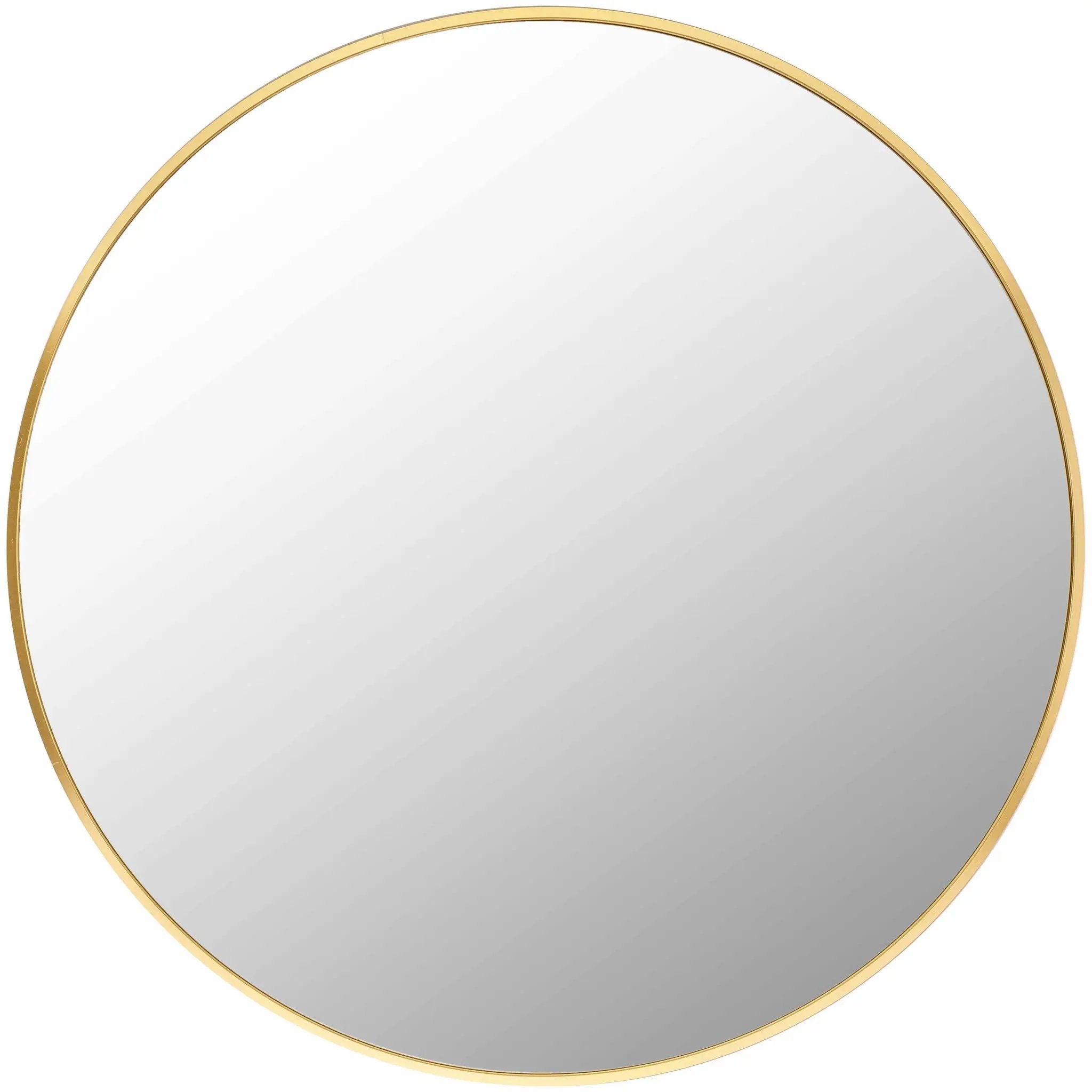 Pontalina Round Gold Mirror by Boutique Rugs