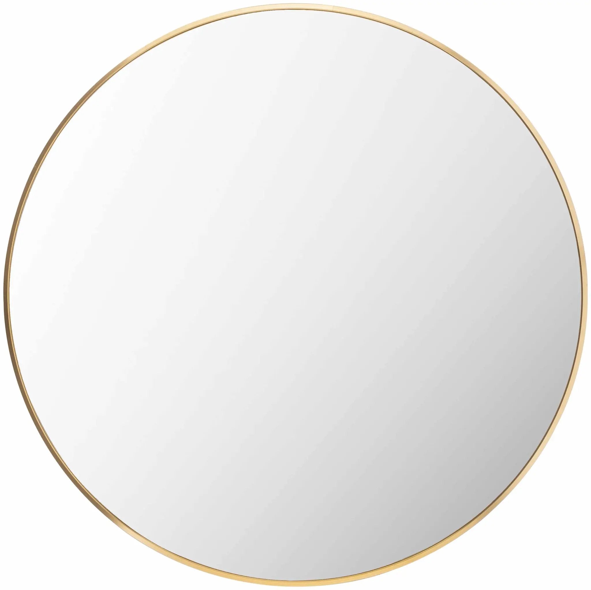 Pontalina Round Gold Mirror by Boutique Rugs