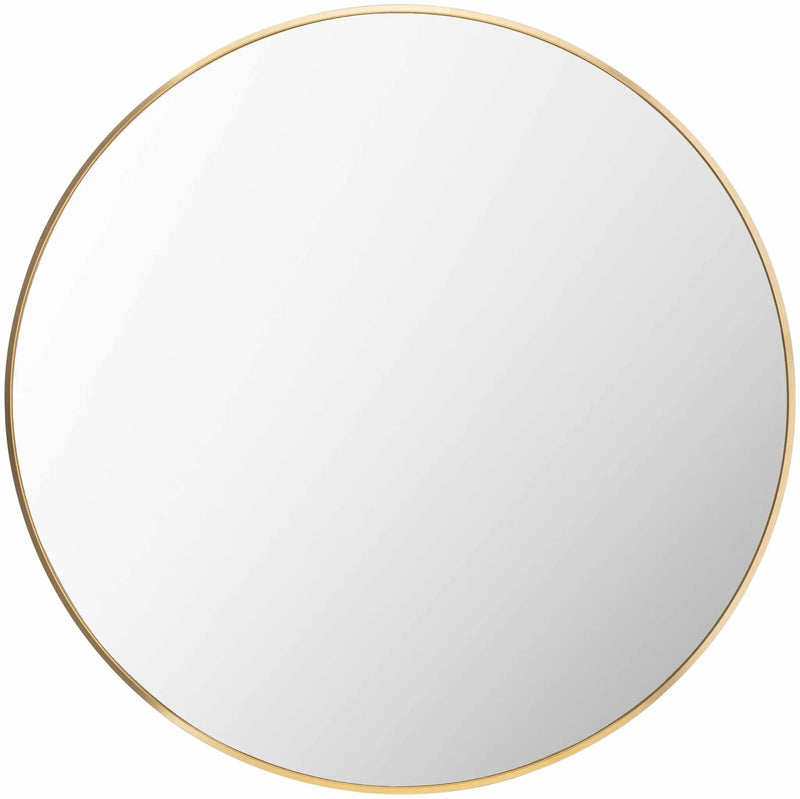Pontalina Round Gold Mirror by Boutique Rugs