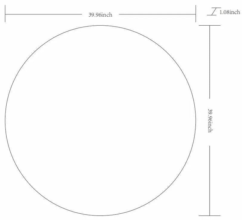 Pontalina Round Gold Mirror by Boutique Rugs