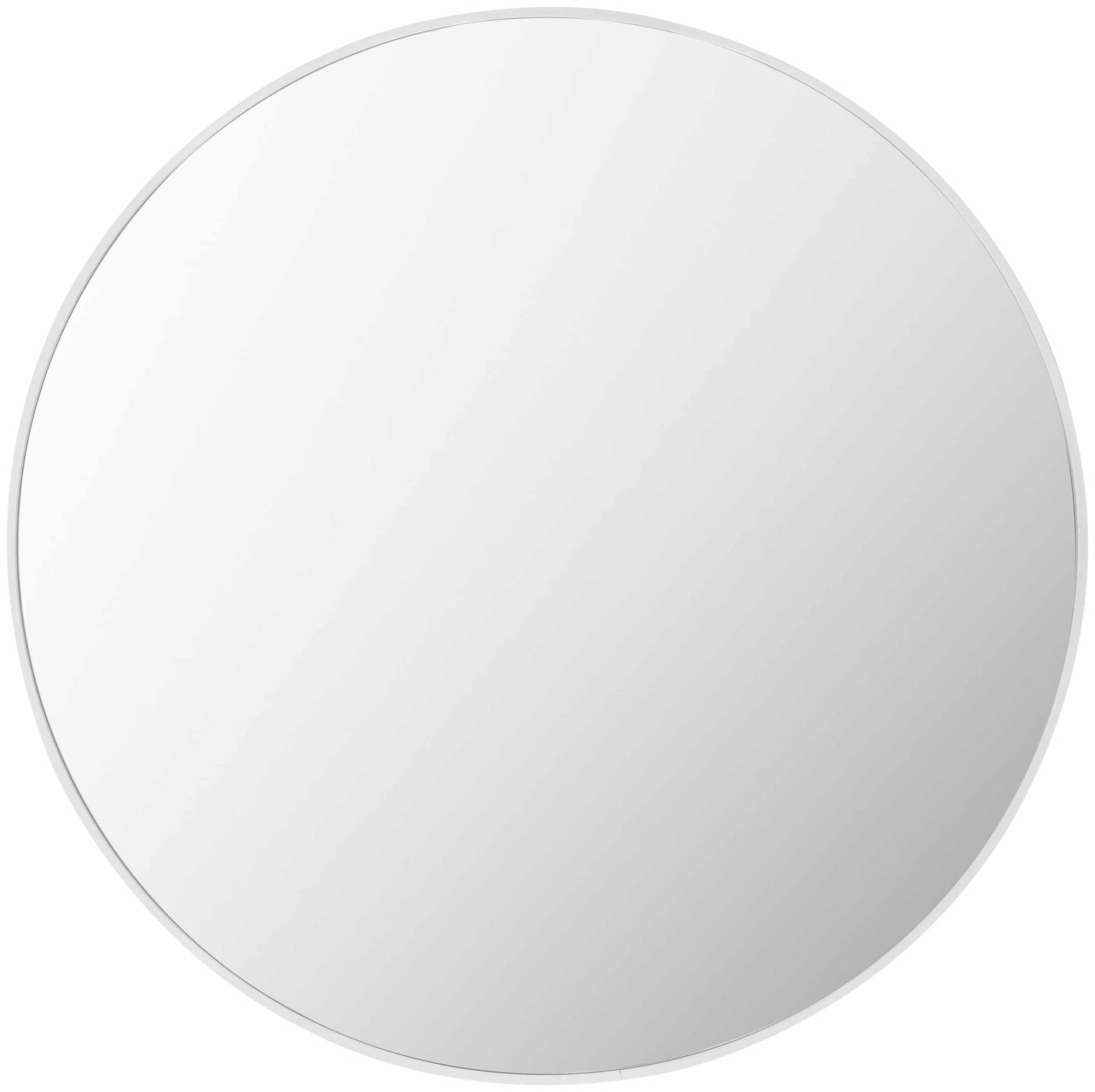 Pontalina Round White Mirror - Clearance by Boutique Rugs