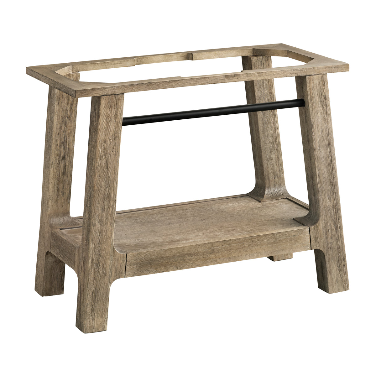 James Martin Auburn 36" Single Console Vanity, Weathered Timber, view 5