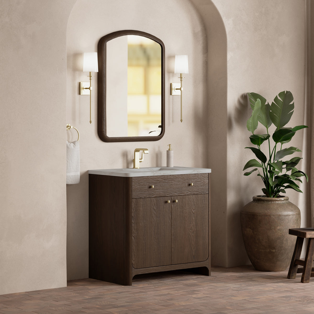 James Martin Gracyn 36" Single Bathroom Vanity, Sable, view 39