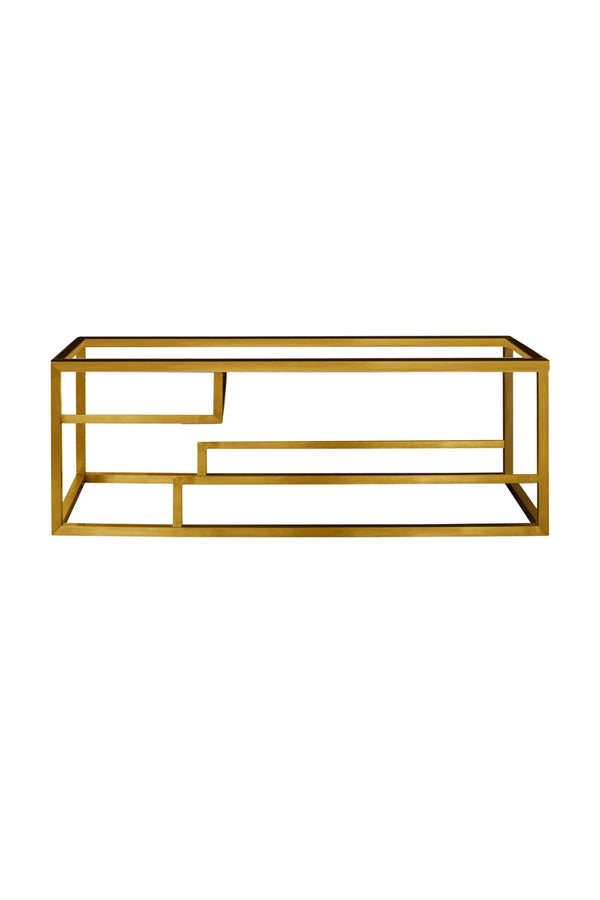 James Martin Columbia 48" Metal Base, Radiant Gold
