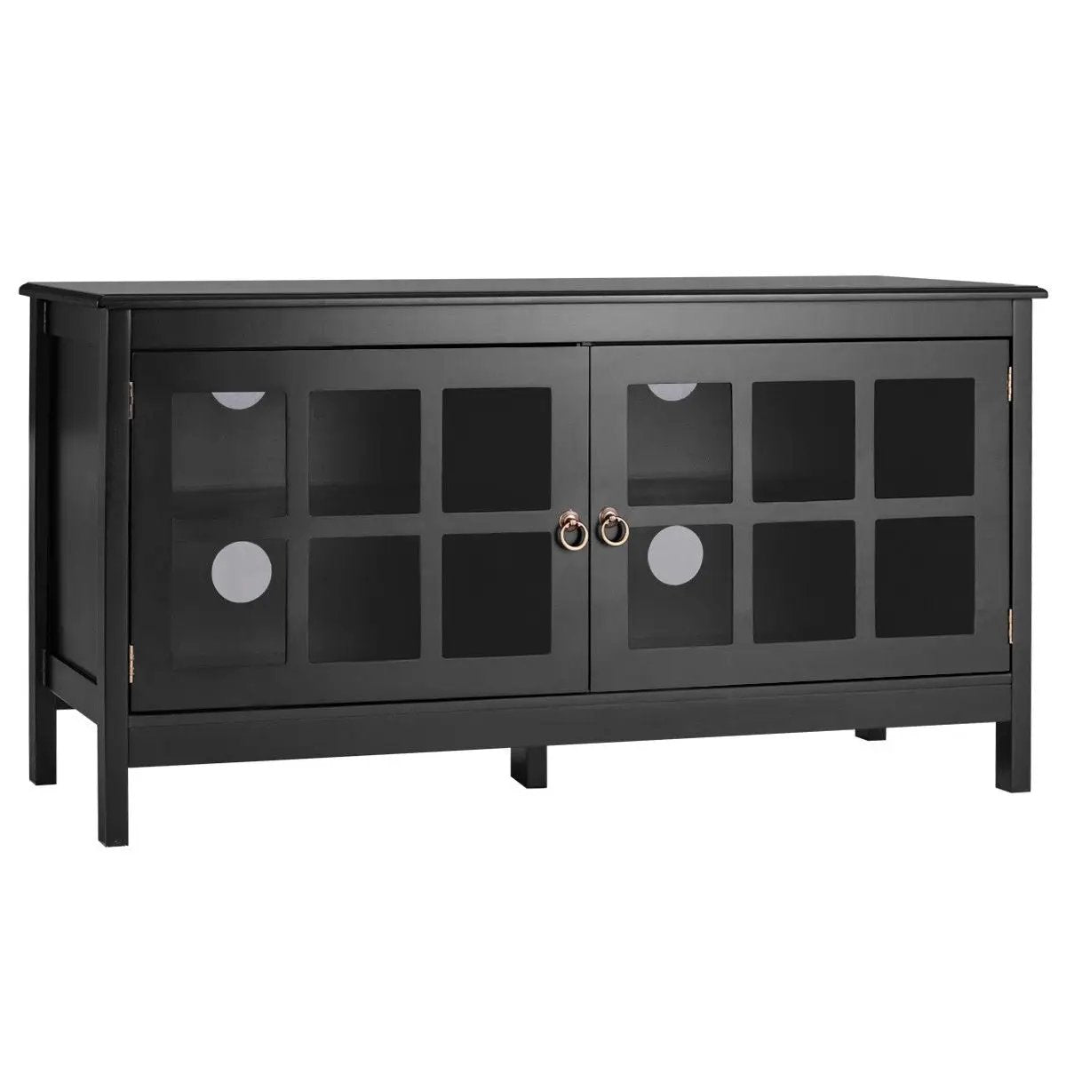50 Inch Modern Wood Large TV Stand Entertainment Center for TV by DirectDeals