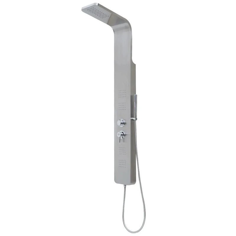 57 Inch Stainless Steel Rainfall Shower Panel by DirectDeals