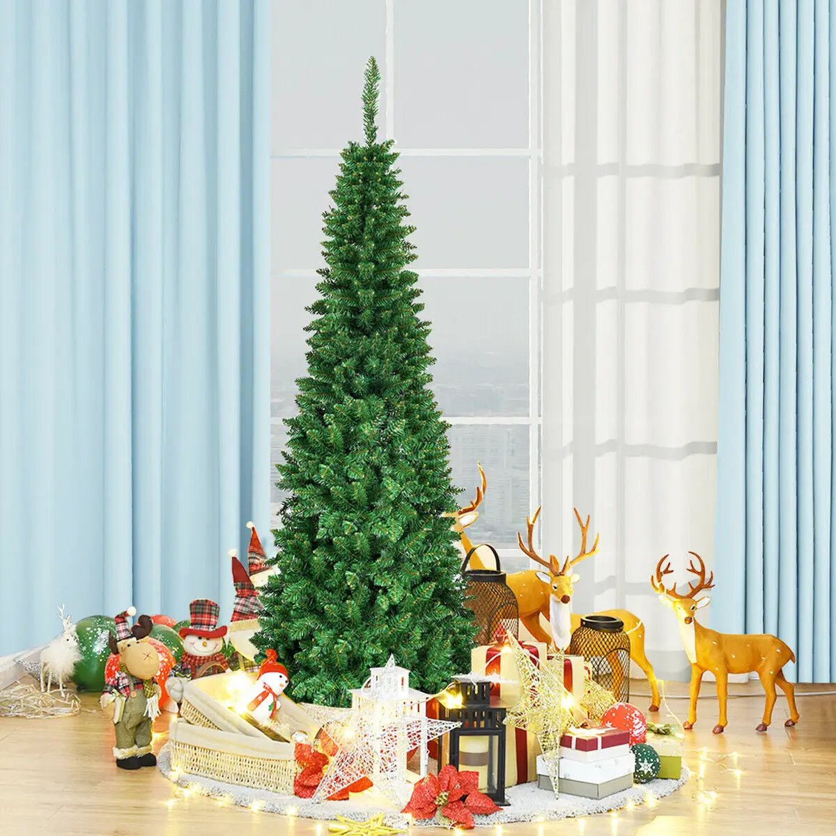 Artificial National Foot Kingswood Fir Pencil Christmas Tree by DirectDeals