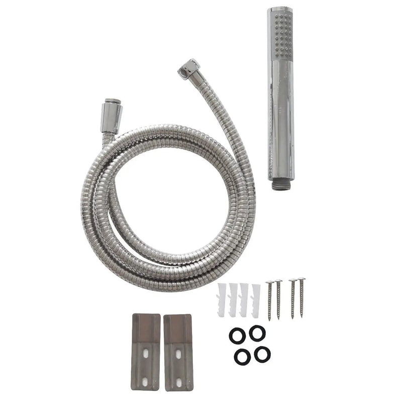 57 Inch Stainless Steel Rainfall Shower Panel by DirectDeals