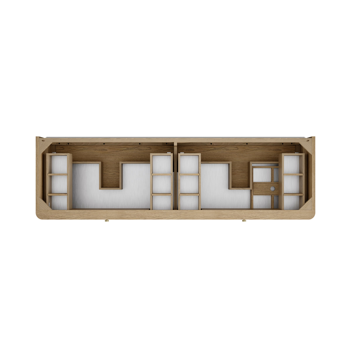 James Martin Allamari 72" Floating Double Bathroom Vanity, Dune Mist, view 10