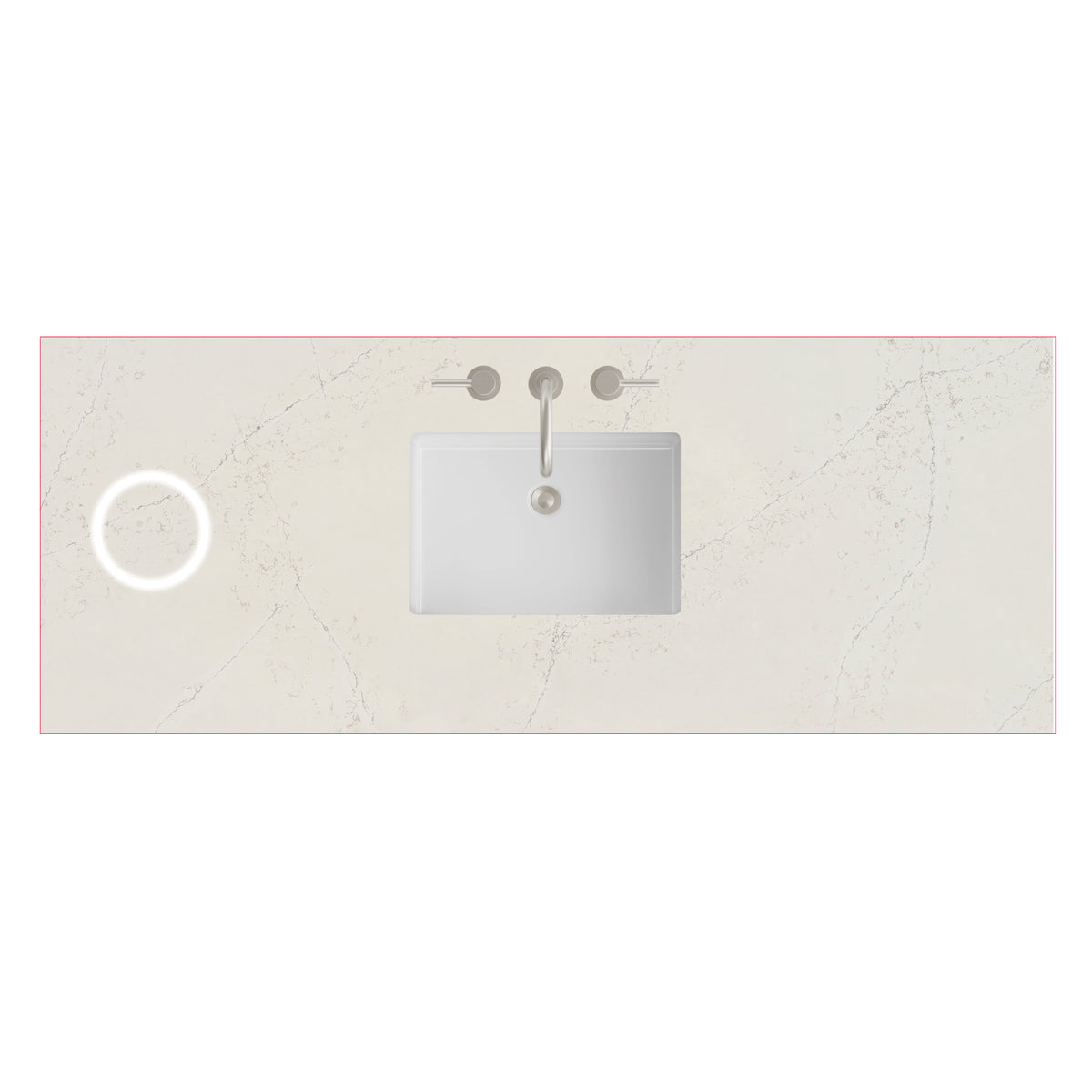 James Martin 60" Single Vanity Top with Siberian (FreePower) countertop