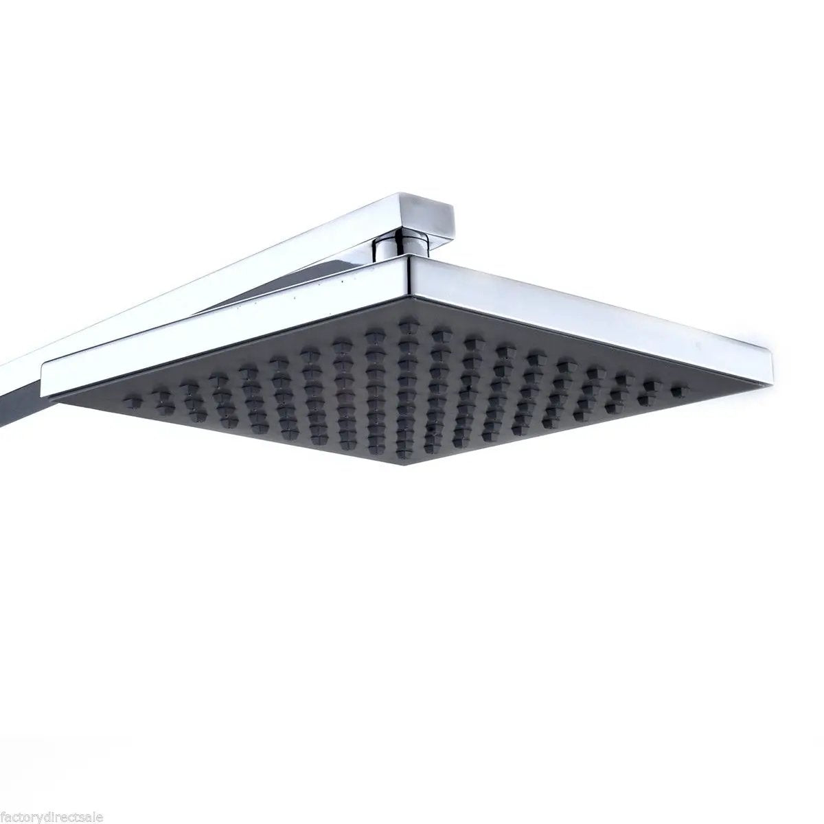8 Inch LED Rainfall Shower head Arm Control Valve Handspray Shower Faucet Set by DirectDeals